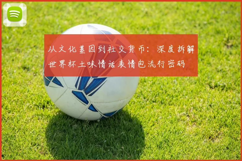 从文化基因到社交货币：深度拆解世界杯土味情话表情包流行密码